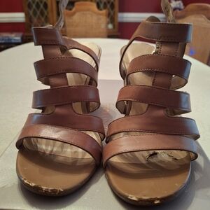 Brown Strappy Sandals